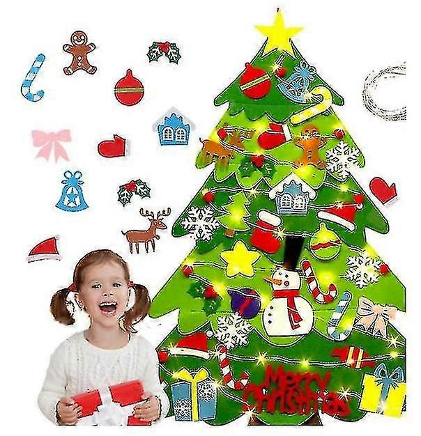 Diy Felt Tree, With Led S, Rats