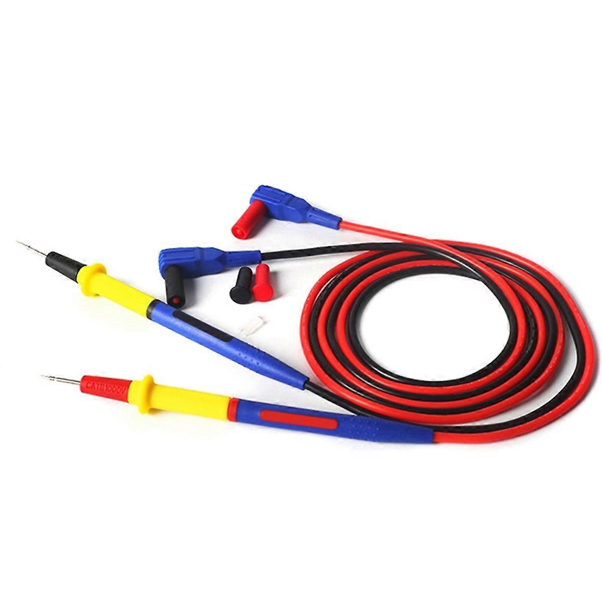 P30 Multimeter Pen 1000V 20A Soft Anti-Scalding Silicone Wire Extra Tip Probe Test Pen for Digital