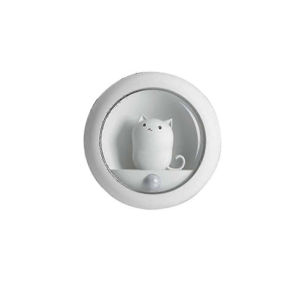 Mini Cute Smart Sensor Night Light(white)