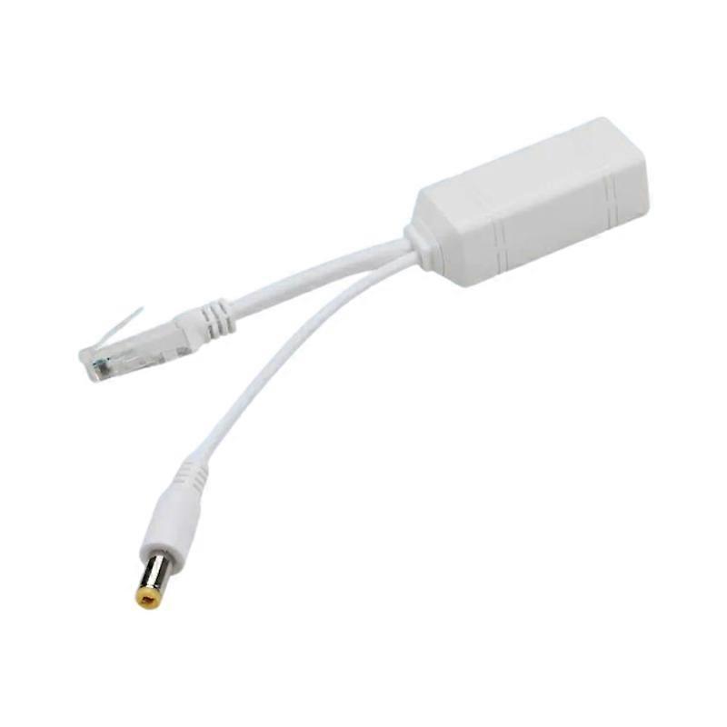 PoE Splitter 12V Output with IEEE 802.3af Standard 100M RJ45/DC5521 Out