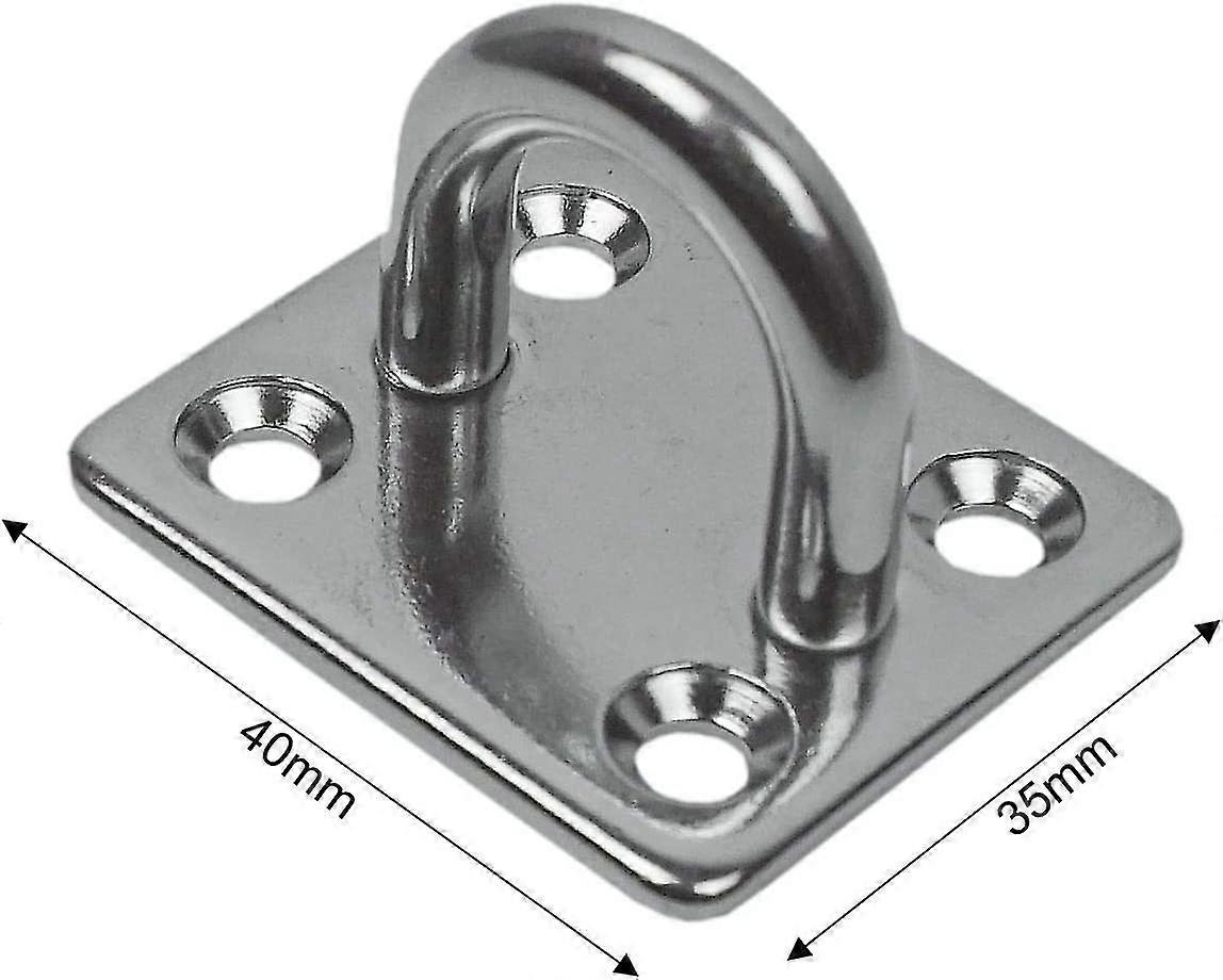 6mm Stainless Steel D Ring Wall Mount U Eye Plate