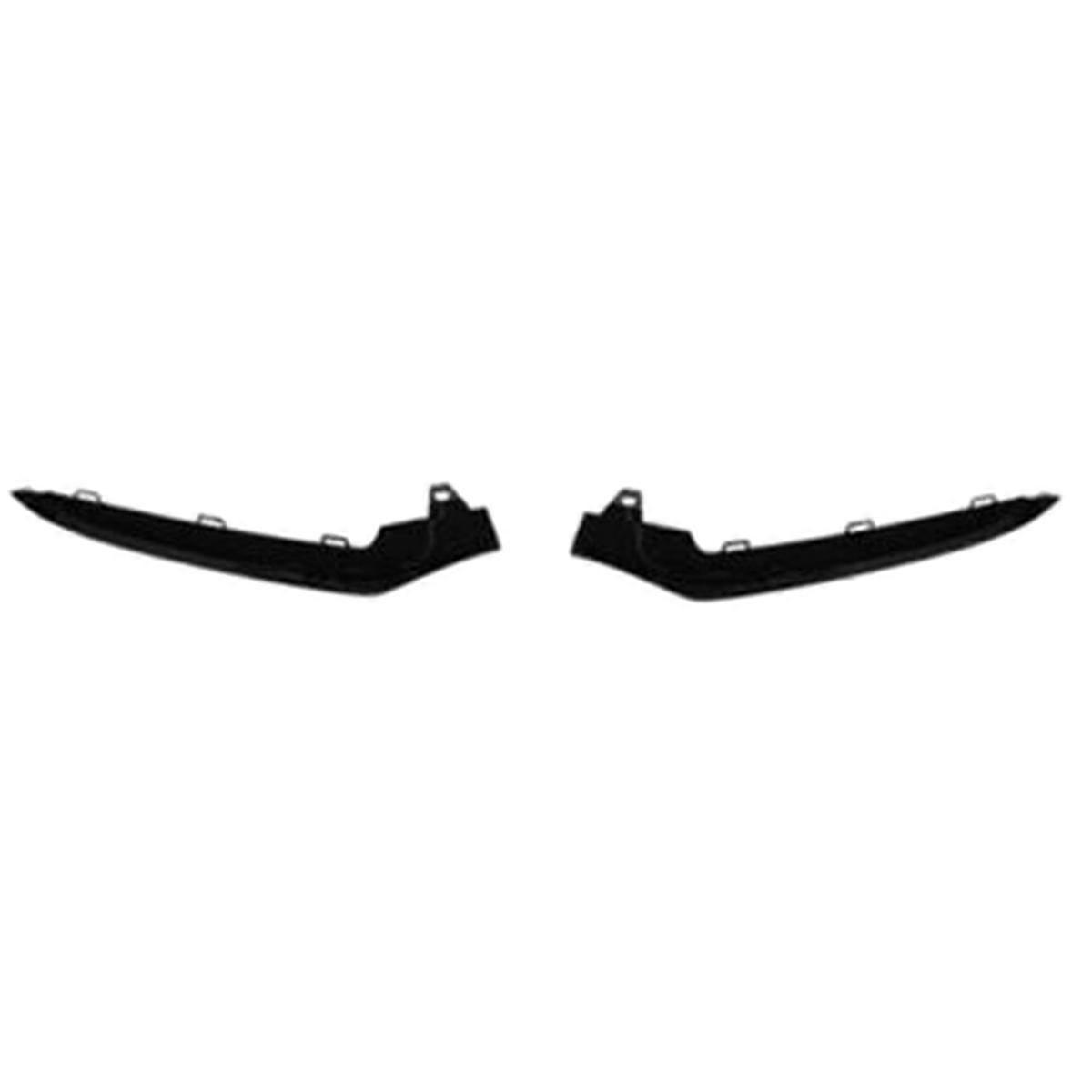 3Pcs Chrome Front Bumper Moulding Lip Trim Strip for E Class W212 14-16 A2128852774 A2128852874 A21