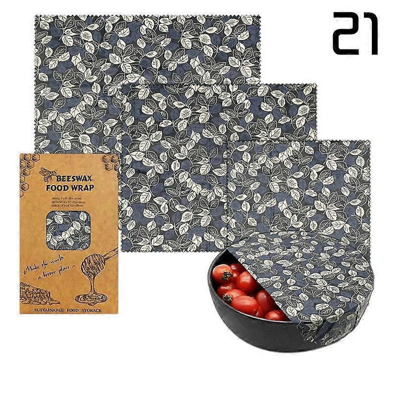 3 قطع قابلة لإعادة الاستخدام تخزين التفاف مستدامة العضوية الفاكهة والجبن النباتي ورقة تغليف الطعام BPA & البلاستيك الخالي من شمع العسل التفاف الطعام