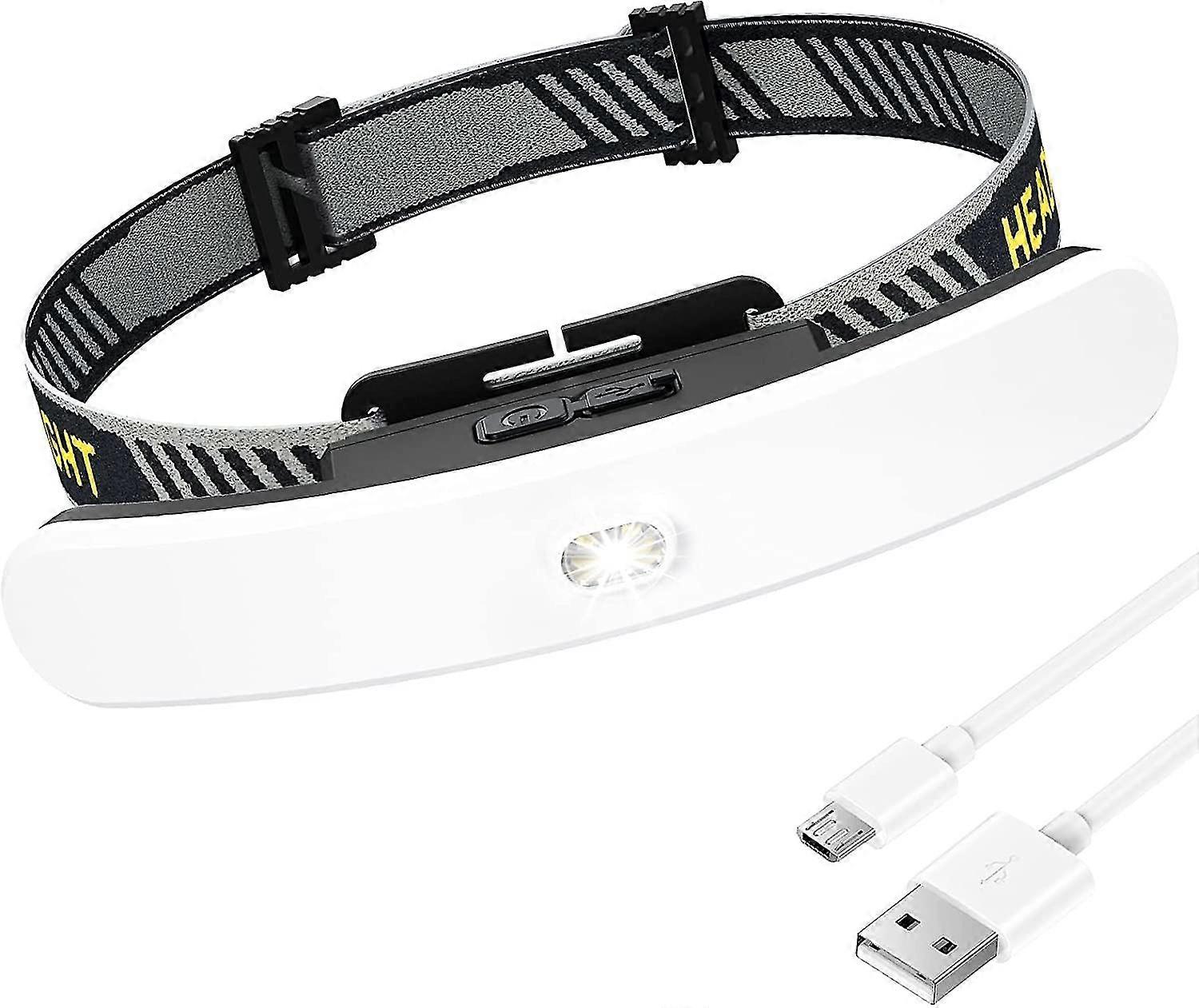 Rechargeable Headlamp, 6 Lighting Modes 90 Adjustable, 2000mah With Indicator Light Ipx5 Headlamp Led Headlamp For Fishing, Camping, Reading, Hiking