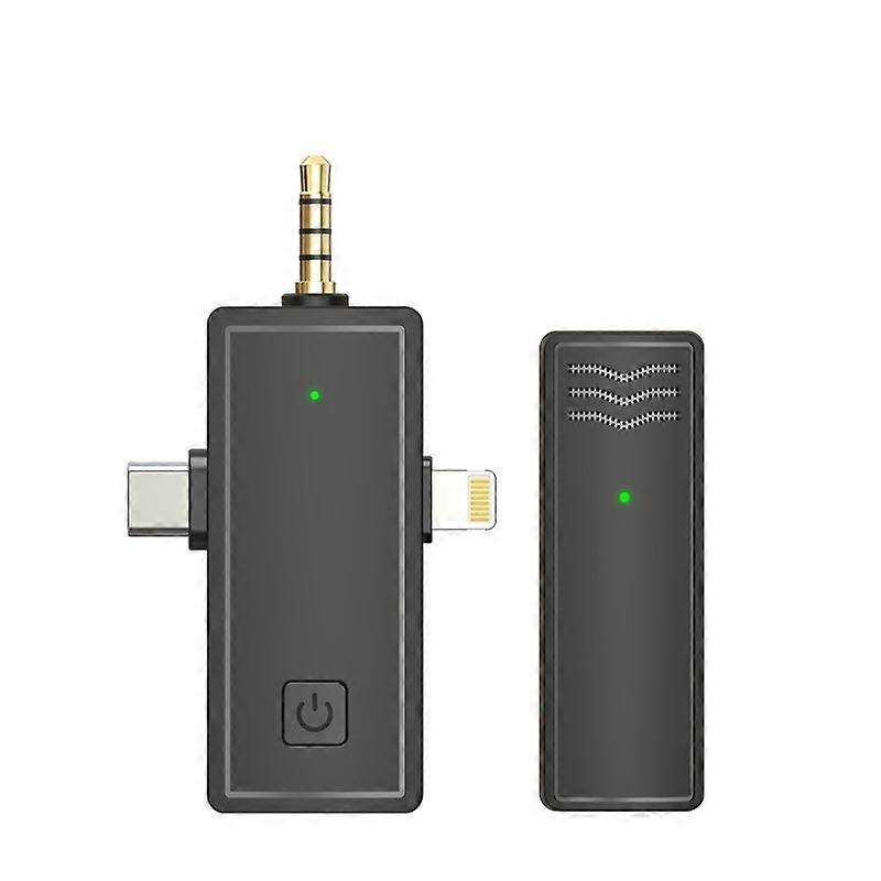 3 In 1 Wireless Lavalier Microphone 1 Drag 1 