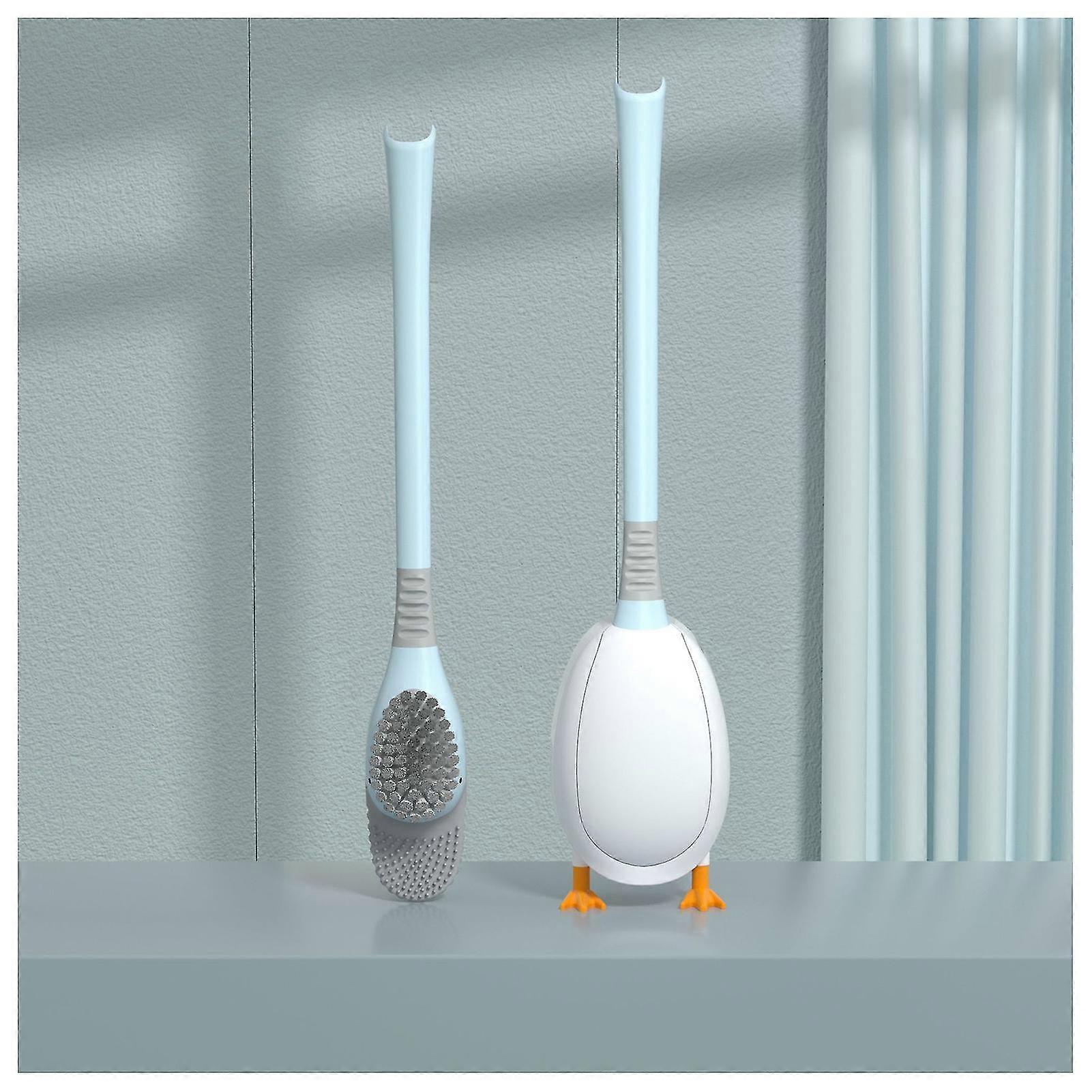 Wall Mounted Toilet Brush Set Household Automatic Opening And Closing