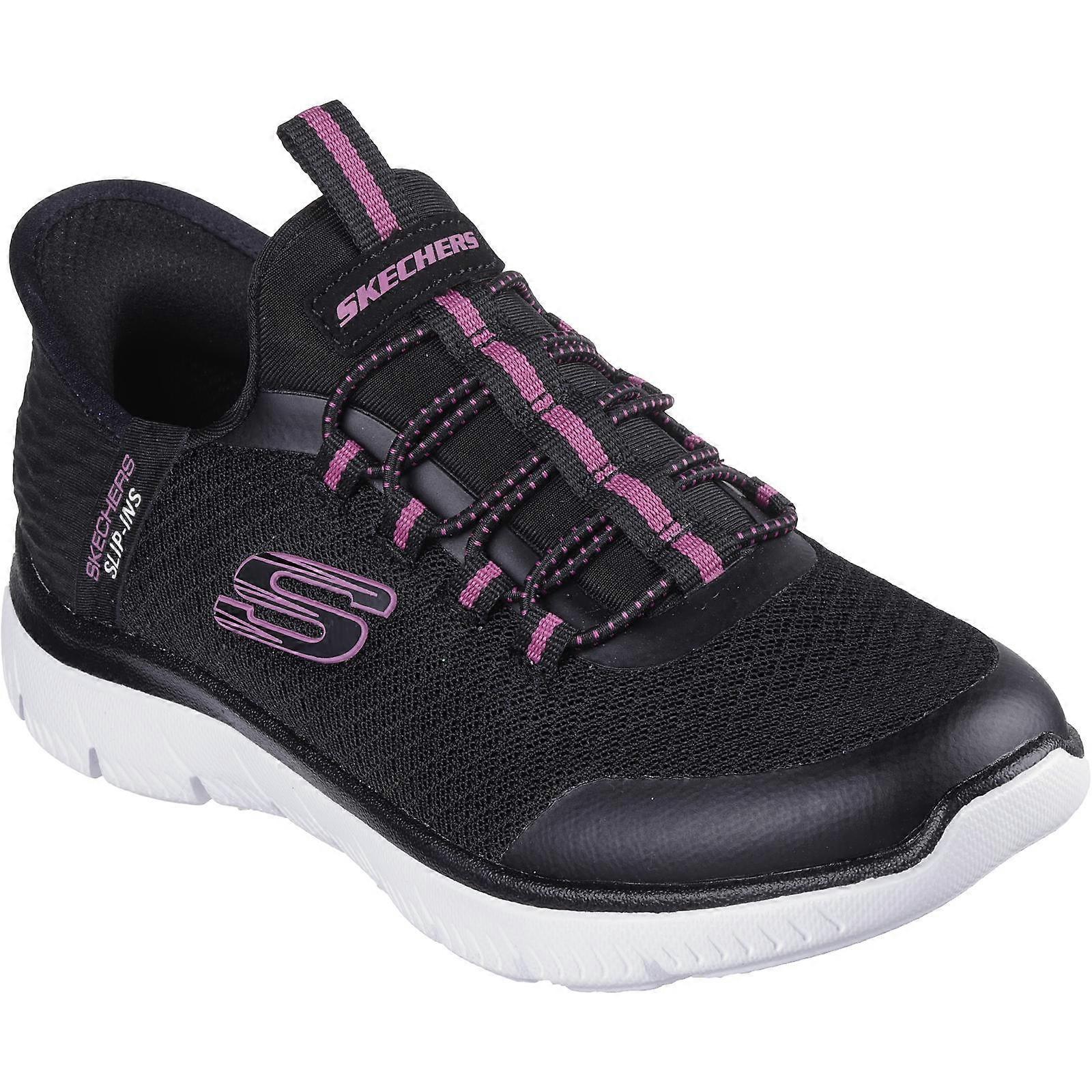 Skechers Kids Summits Slip-Ins Memory Foam Trainers Sneakers Shoes