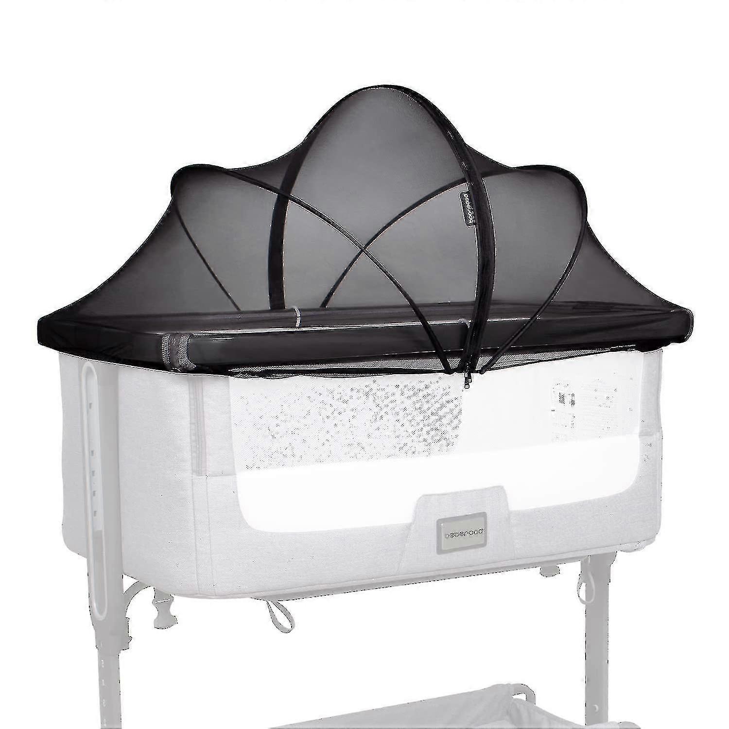 Κάλυμμα κουνουπιέρας Bassinet για το μωρό Bassinet Cover για να κρατήσει τις γάτες έξω Κουνουπιέρα για Bassinet/κομοδίνο Sleeper/travel Κούνιες (μαύρες) Iuf
