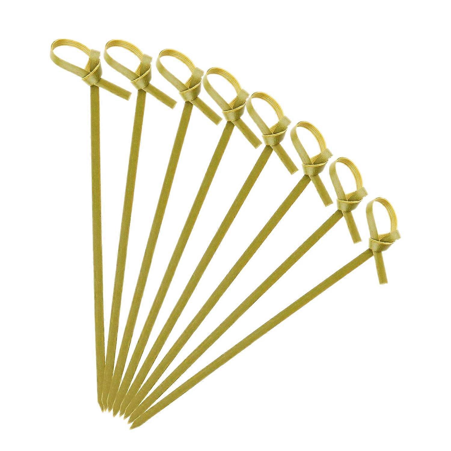 300 Knotted Bamboo Skewers Sticks Toothpicks