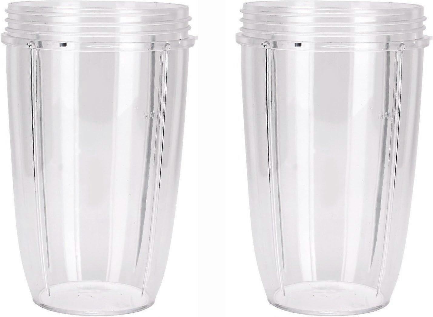 Hohe Tassen zum Austausch - 24 Unzen Fassungsvermögen, 2er-Pack - Mixer-Zubehör