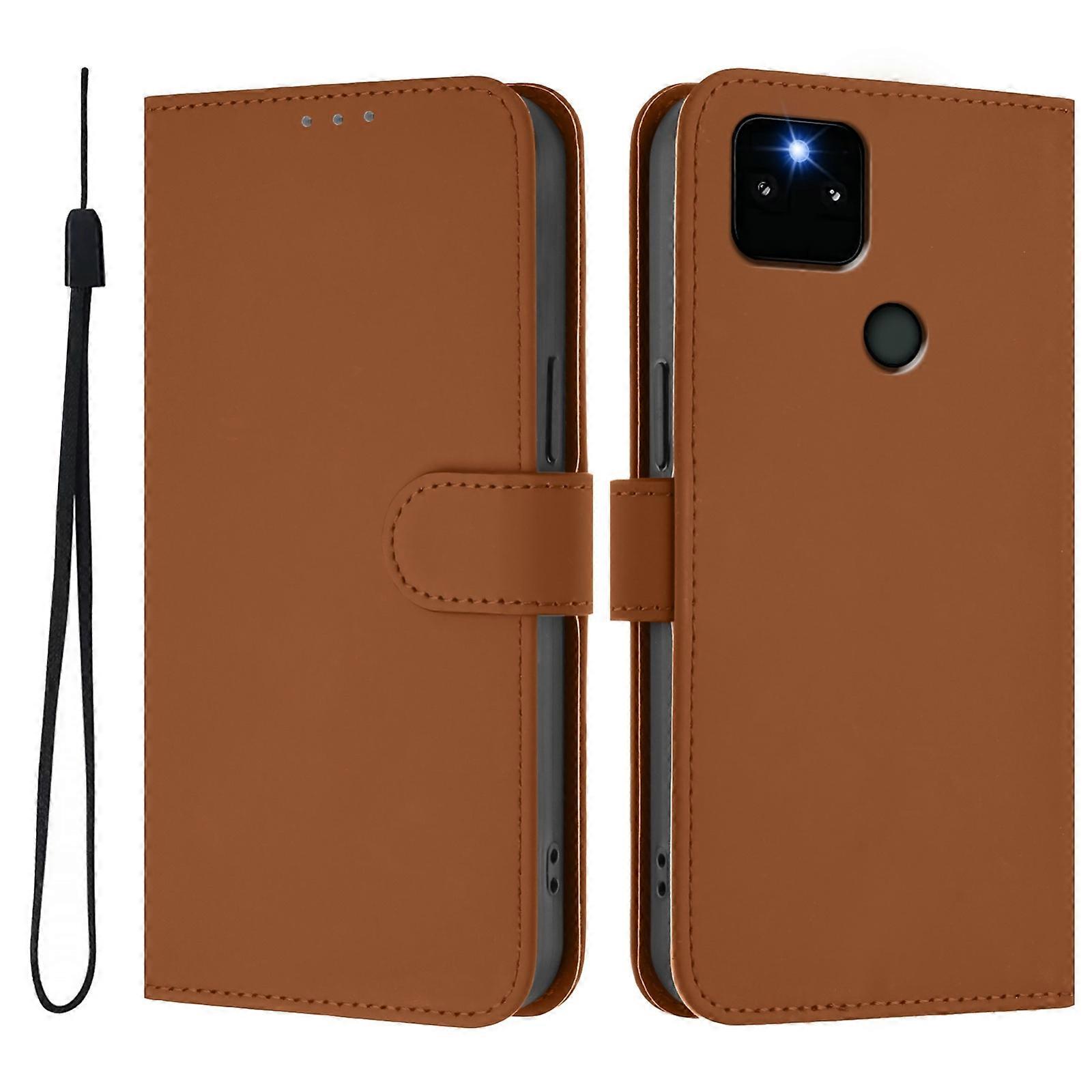 Skin Feel Leather Case For Google Pixel 5a