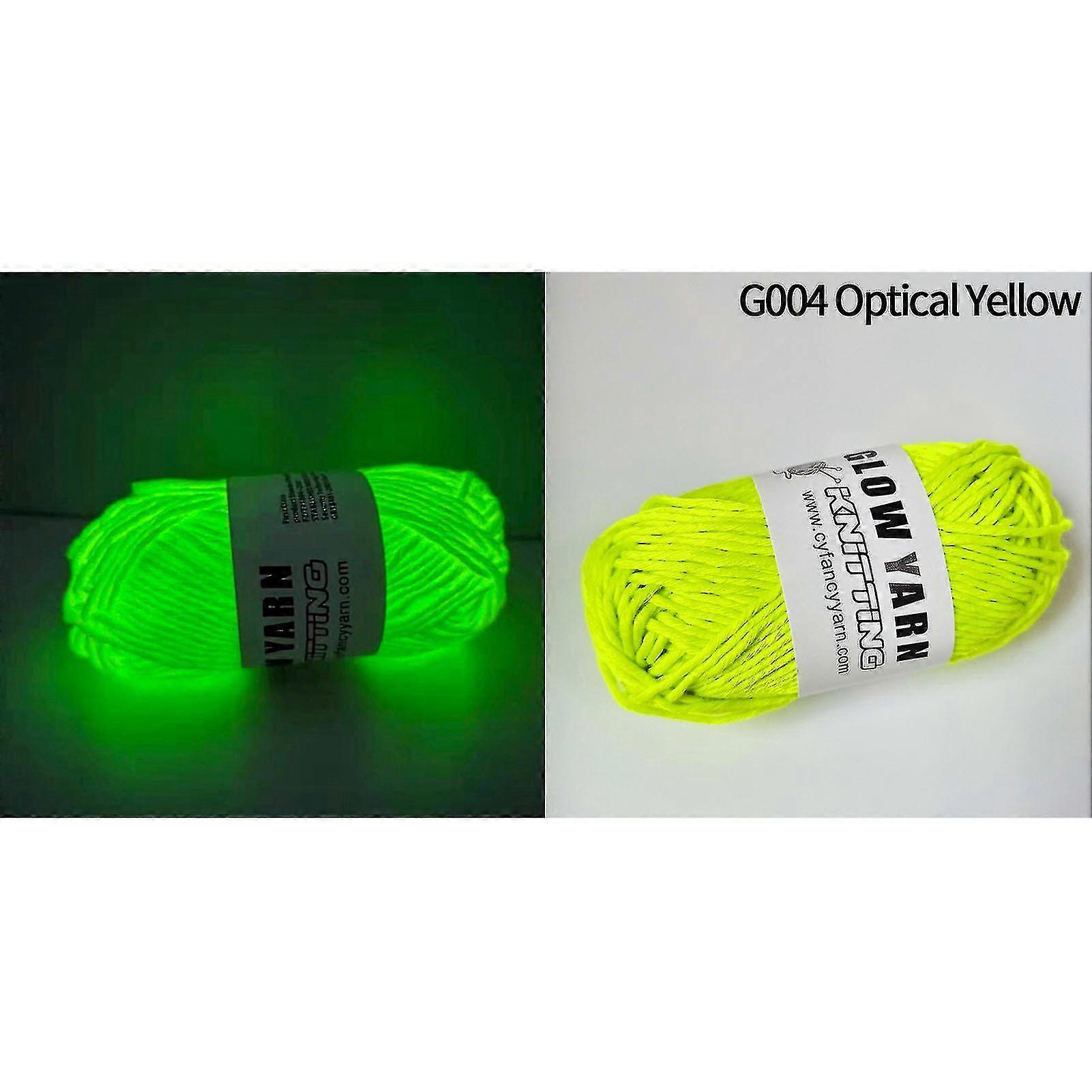 Luminous  Diy Hand Knitted Luminous Yarn Diy Weave Glow In The Dark.Glowing yarn