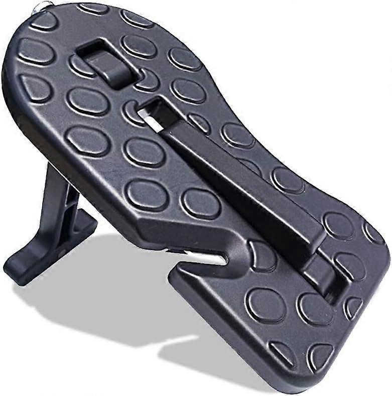 Car Door Steps Folding Door Steps with Safety Hammer Function U-Hook Pedals for Easy Access to Roof and Roof Racks, Universal Door Steps for Car Roof 