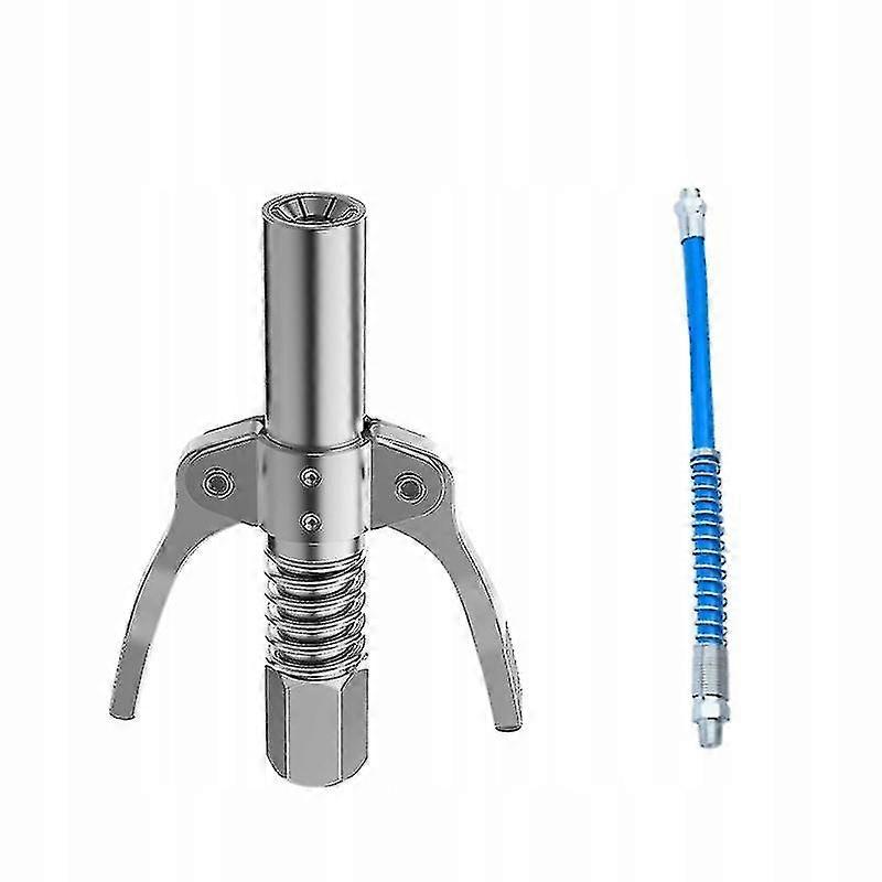 Double Handle Coupler Heavy-duty Quick Release Grease Gun