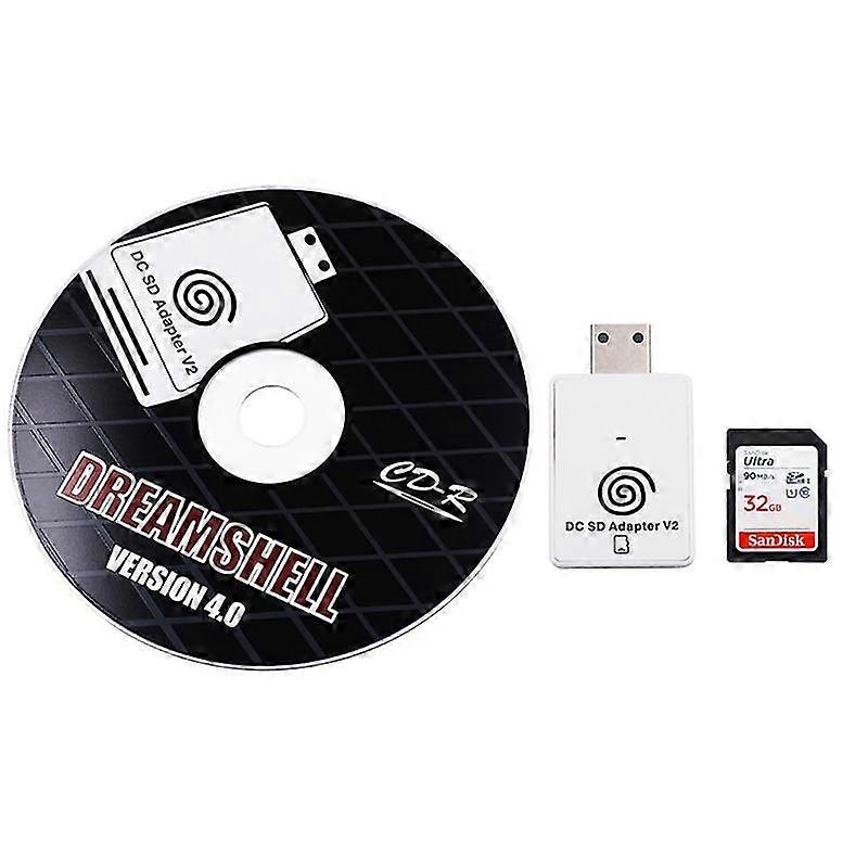 Adapter For Sd/Tf V2 Card Reader, Compatible With Sega Dreamcast And Cd