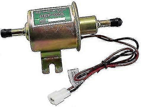 12v universaali raskas sähköinen polttoainepumppu metalli matalapaine -pultti kiinnityslanka inline bensiinidieselille Hep-02a