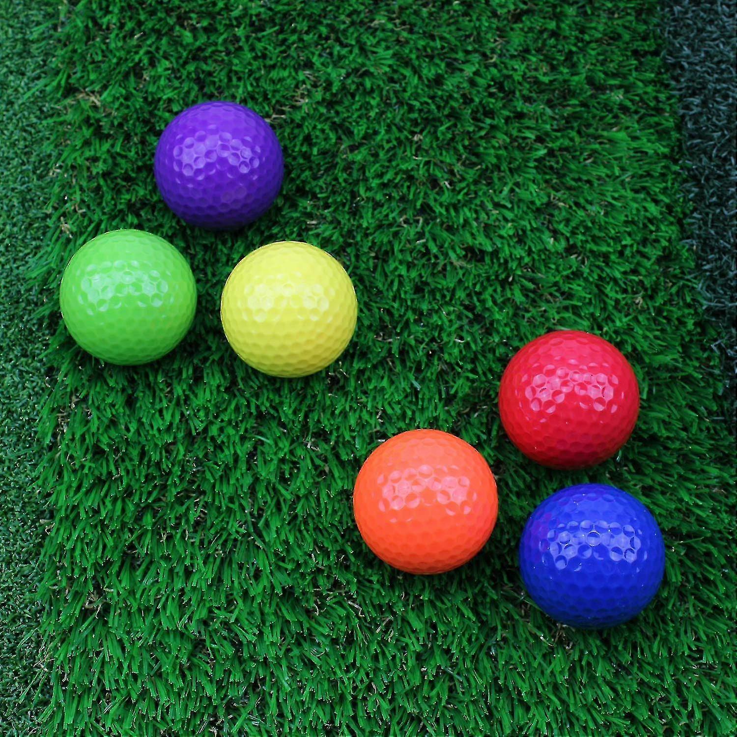 12pcs Mixed Colored Golf Ball, Driving Range Golf Balls,golf Practice Ball, Random Color