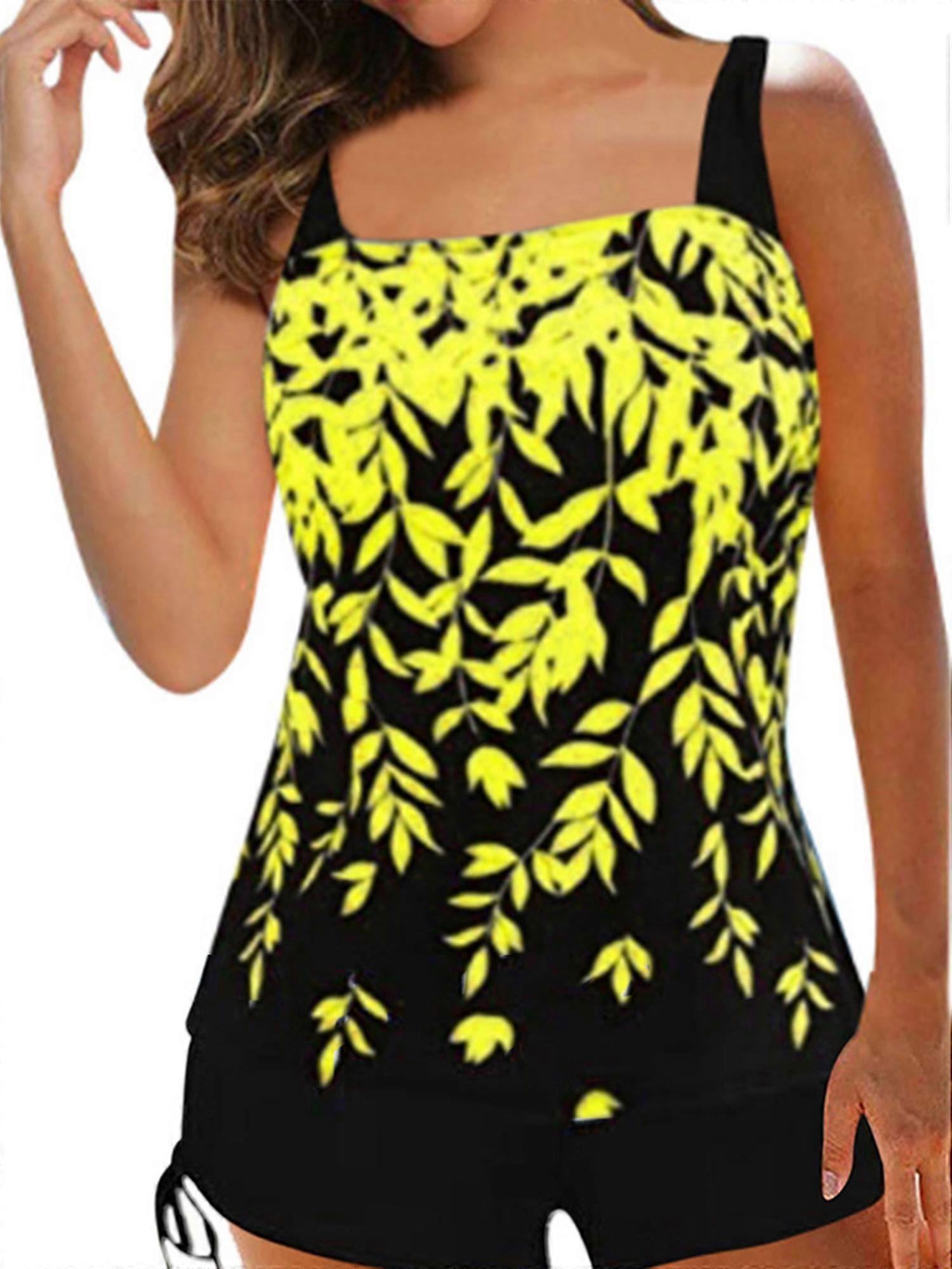 Lady Plavky Tankini Plavky Topy Šortky Set Plus Size