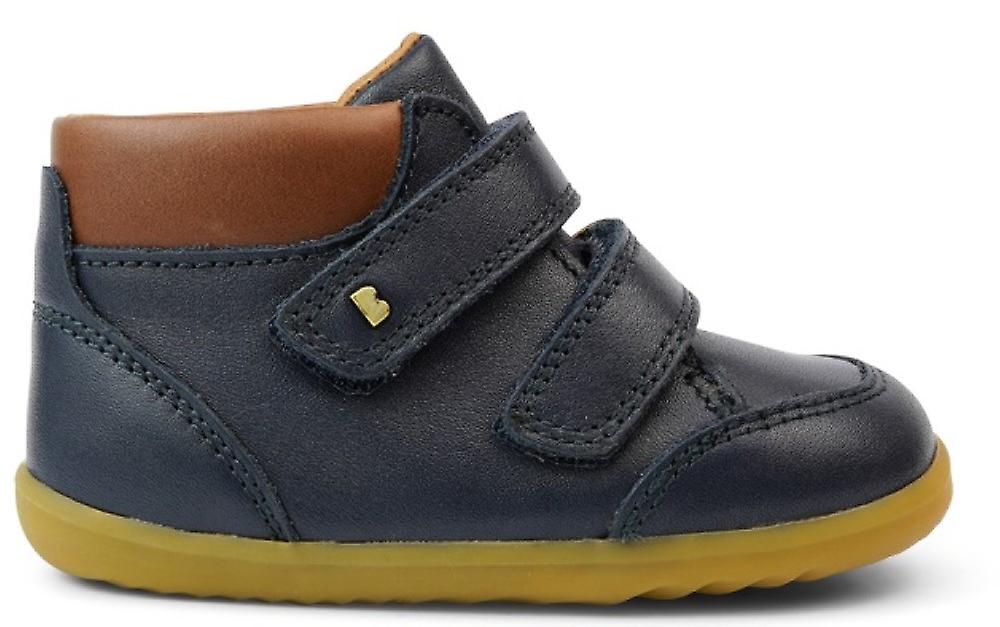 Bobux Step Up Chlapci Dřevěné boty Navy Tan