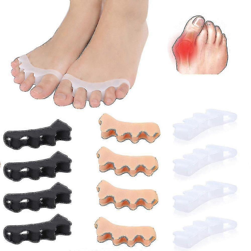 Silicone Bunion Toe Corrector Nail Protector - Set of 4pcs
