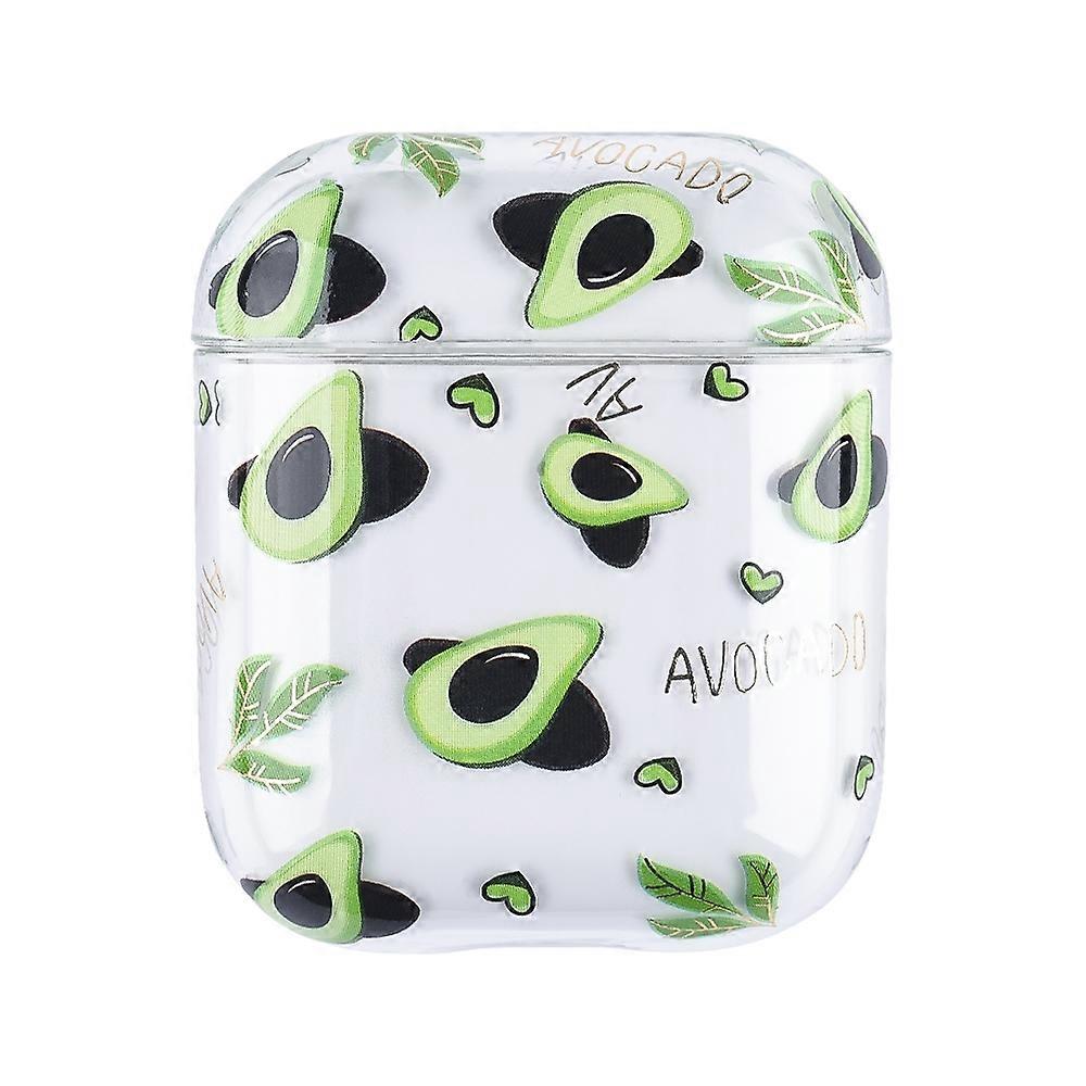 Fruit Pattern PC Earphone Case For AirPods 1 / 2