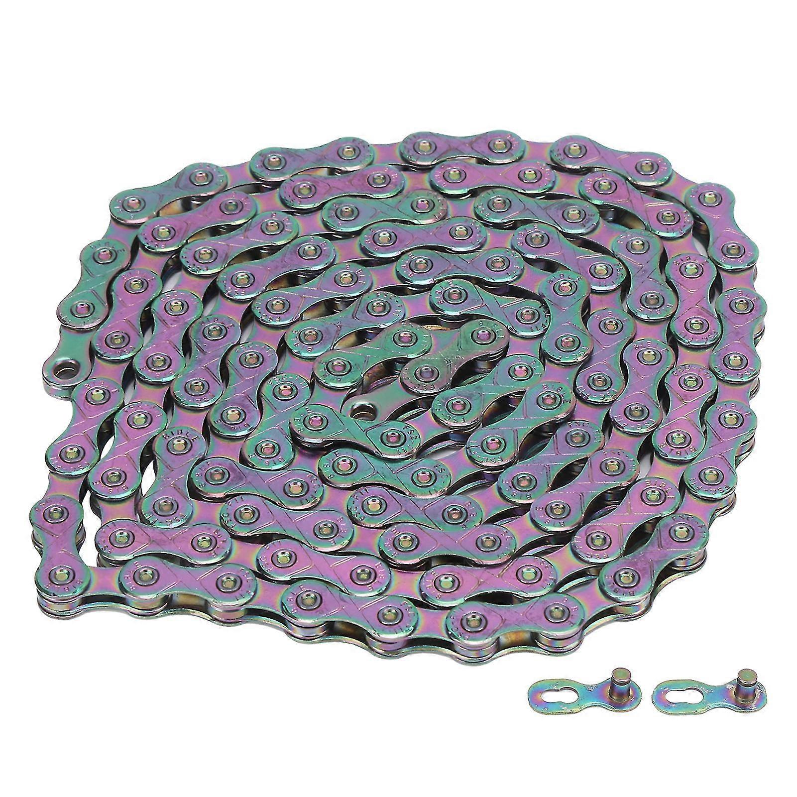 11 Speed Colorful Mountain Bike Chain with Link Connector - Cycling Accessory