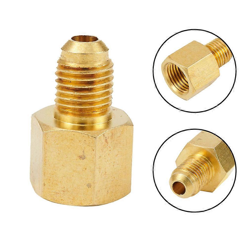 Brass Support 1/4 SAE AG To G1/4 IG Nitrogen Regulator Adapter Fittings Reducer Brass Pipe Connector Adapeter Air Condition