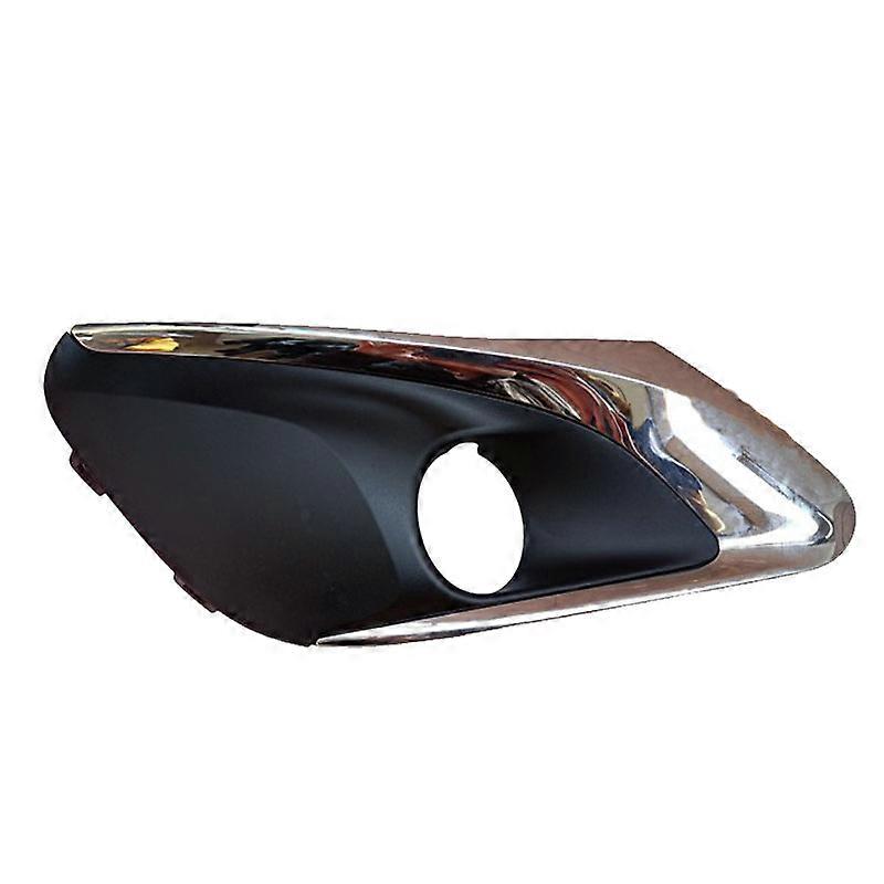 For Peugeot 308S 15-16 Front Bumper Fog Light Cover Cap FogLight Housing Trim Frame Shell Fog Light Garnish Hood With Chrome