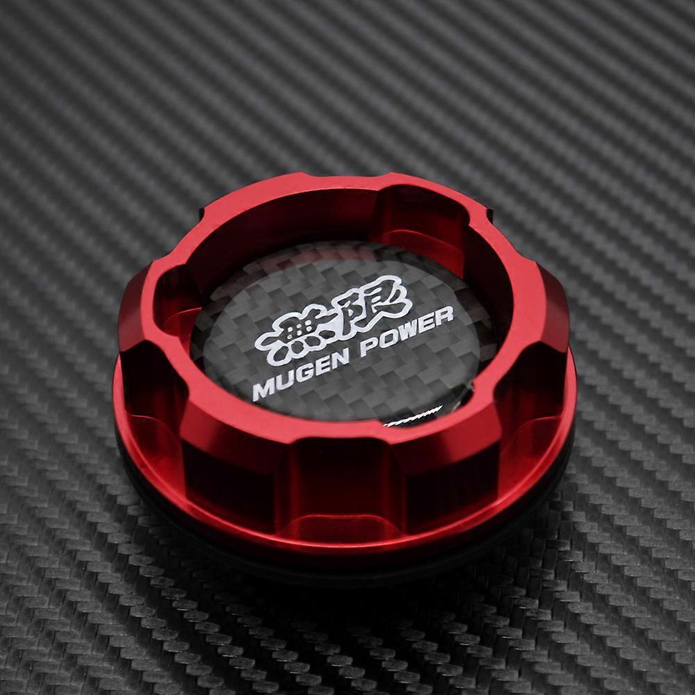 Carbon fiber logo Aluminum ENGINE Oil Cap For Honda Accord SI Element ACURA INTEGRA S2000 PRELUDE PRELUDE Civic Fit Mugen Power