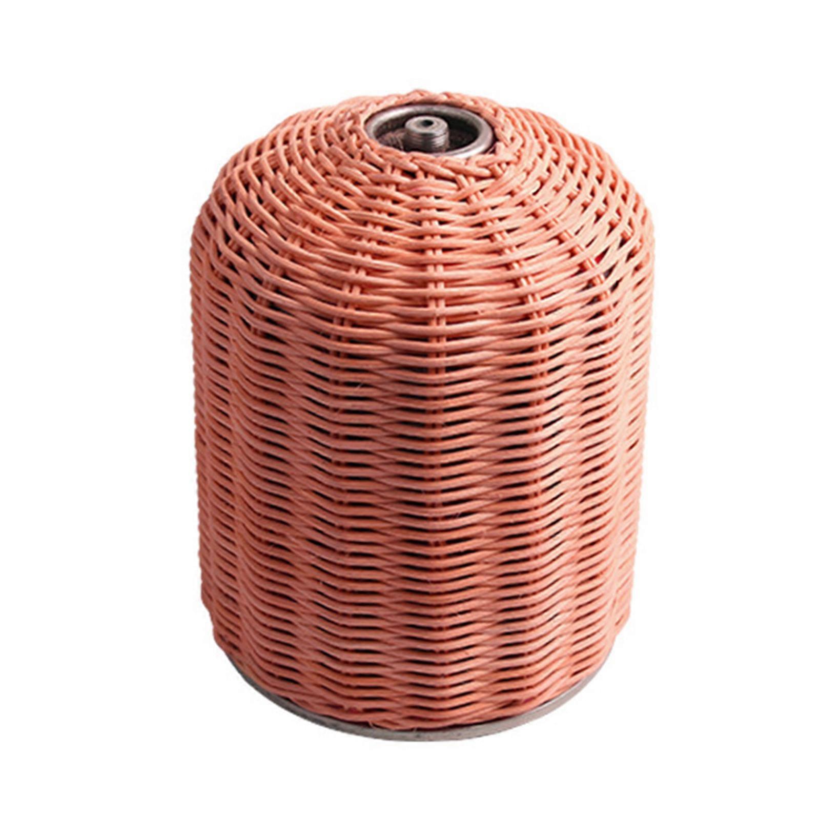 230 גרם/450 גרם בלון גז בישול חיצוני ראטן כיסוי קמפינג טיולים פיקניק מגן מיכל דלק