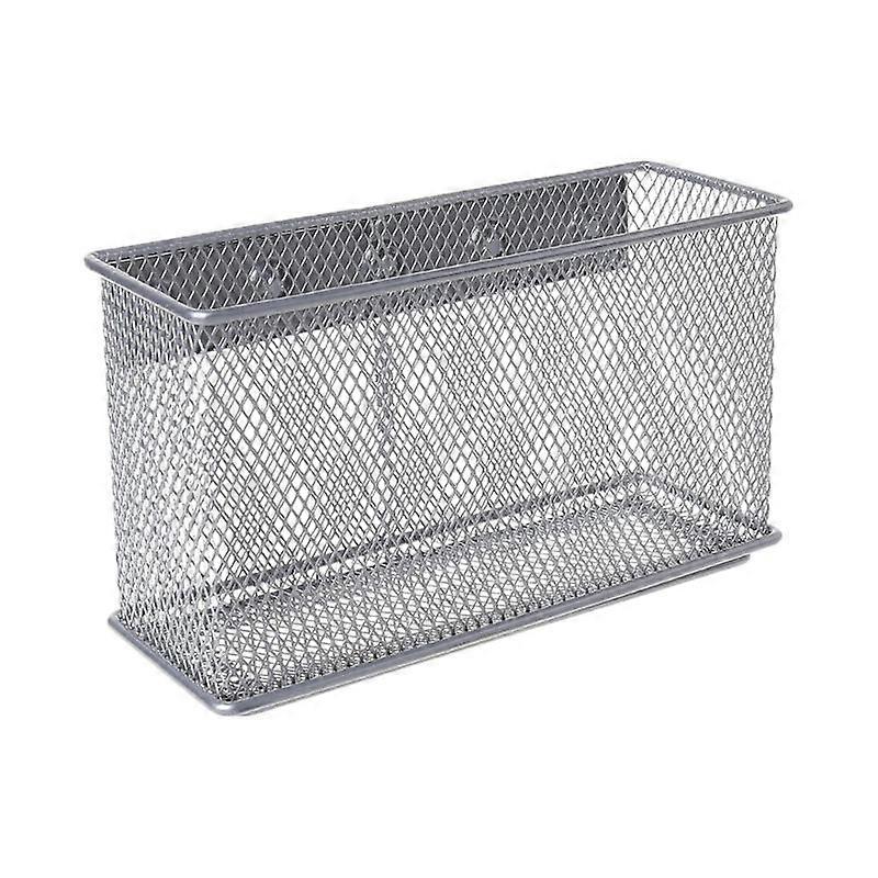 Durable Refrigerator Wire Mesh Magnetic Basket Storage Box Pen Makeup Organizer