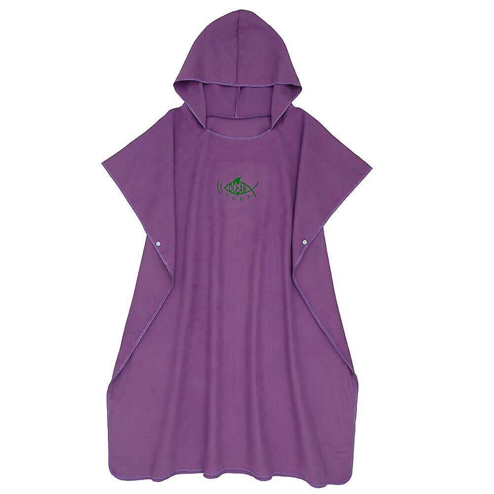 Beach Towel Poncho Bath Hooded Quick Dry Bathrobe Swimming Towel