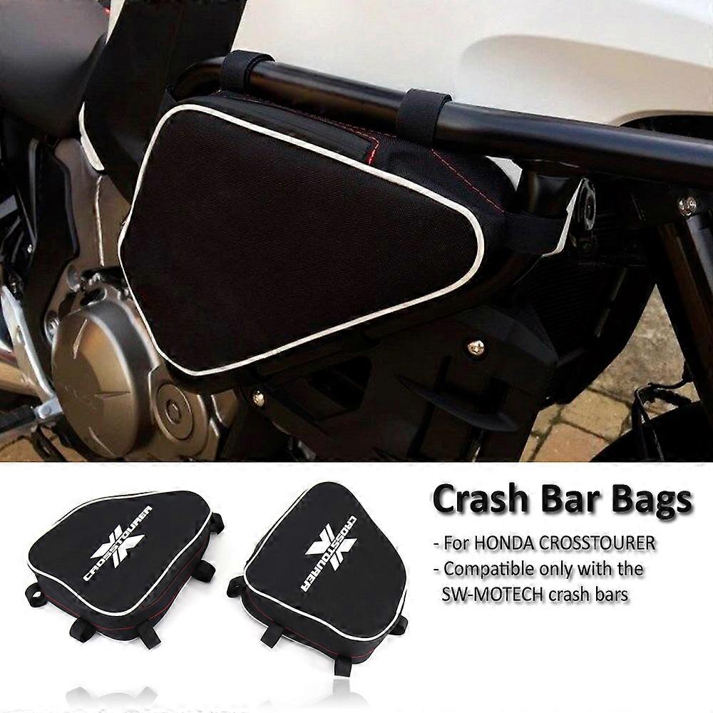 A pair Waterproof Bag Repair Tool Placement Bag For Honda CROSSTOURER Crosstourer VFR1200X 12-20 Motorcycle Frame Crash Bars