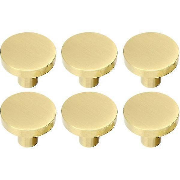 Solid Brass Round Cabinet Knobs, Round Cabinet Door Handles BH