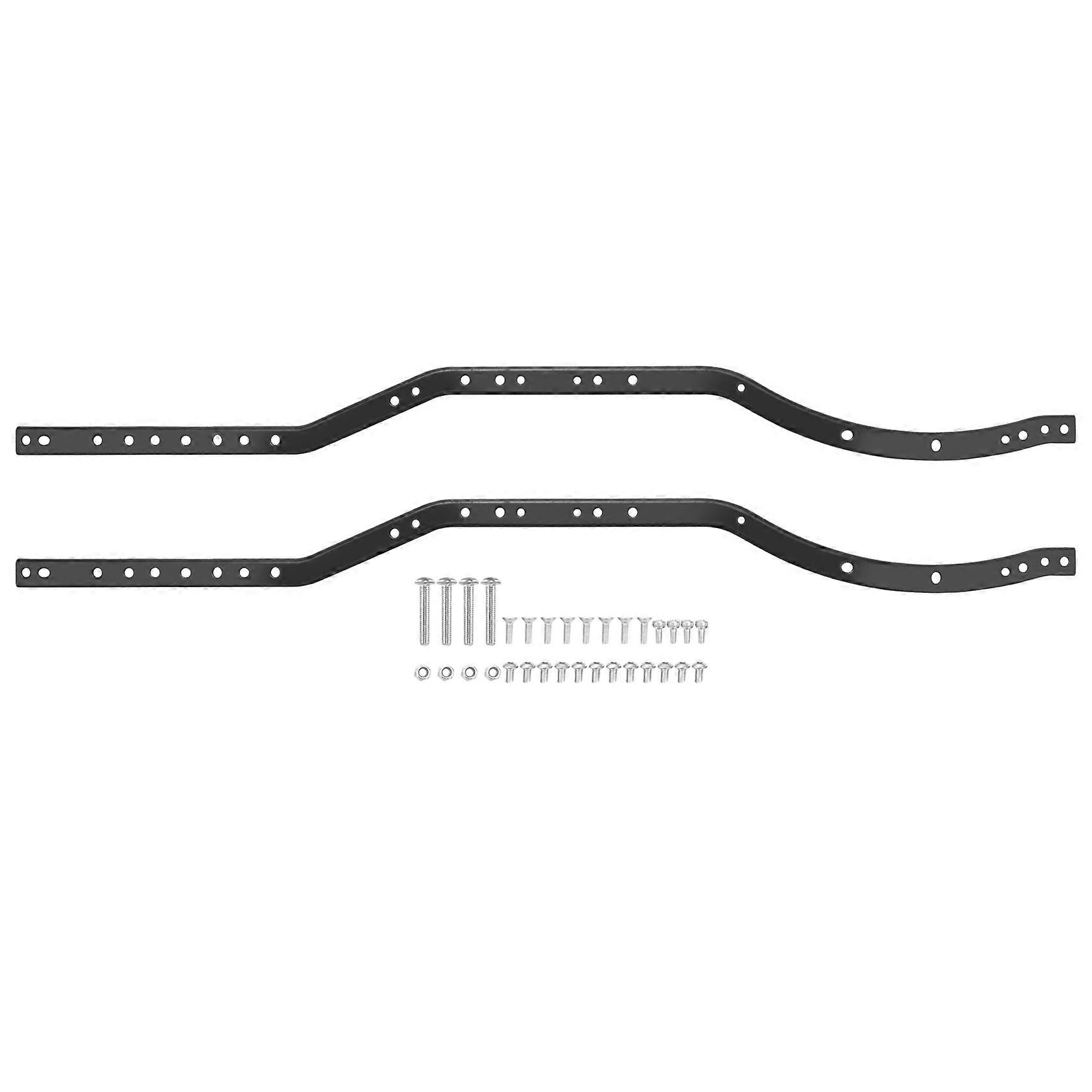 2Pcs/Set Steel Chassis Frame Rails for AXIAL SCX10 90027 SCX10 II 90046 90047 RC Car Crawler Truck Vehicle Model