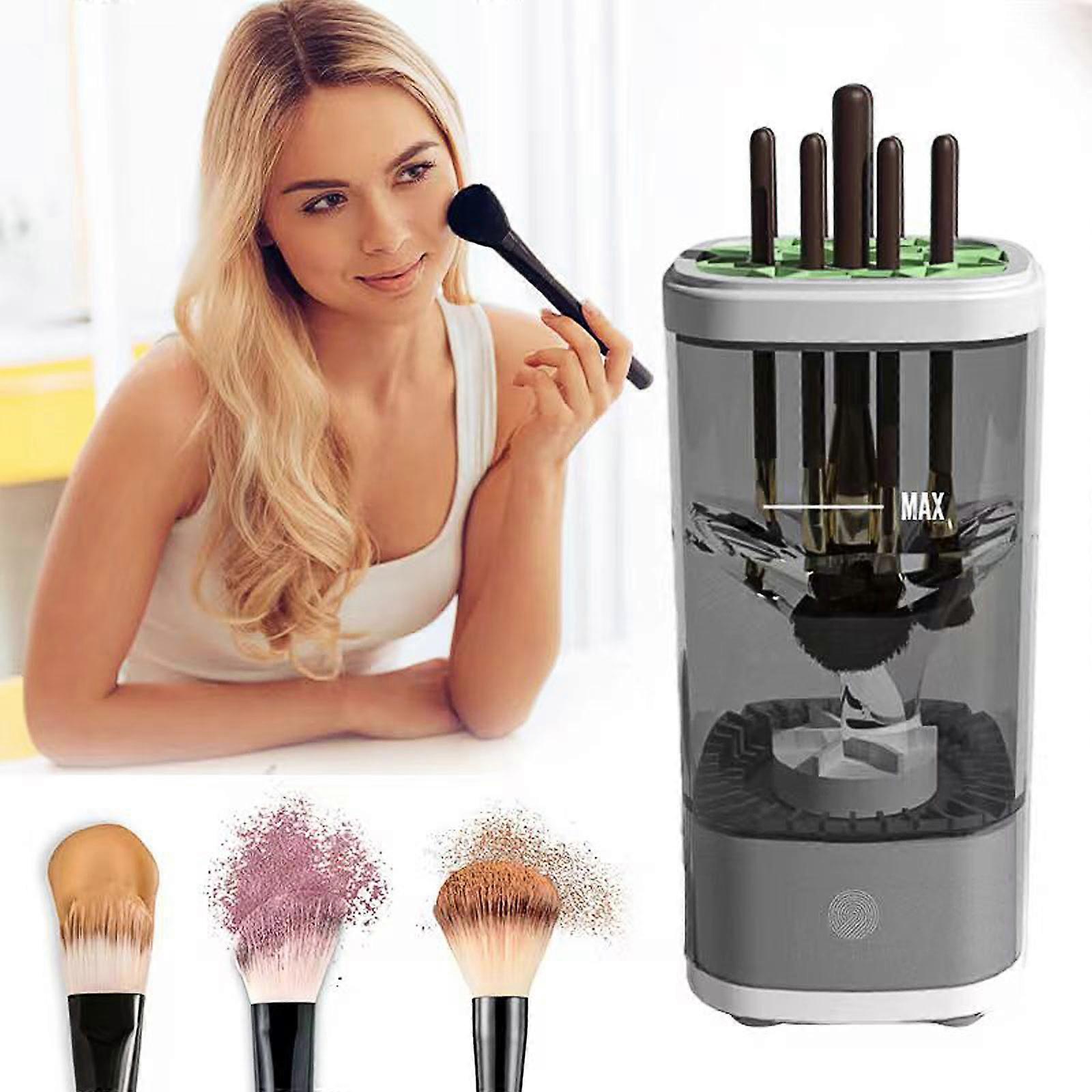Automatic Brush Cleaner Electric Makeup Brush Cleaning Machine Fast Clean Dryer,50% Offer