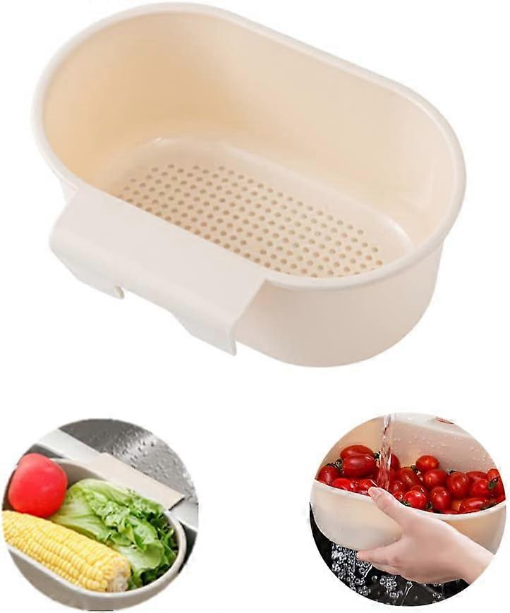 3pcs台所流しの排水口のバスケットは食品廃棄物のコレクションのための果物か野菜のバスケットを洗うための排水バスケット、50%の提供