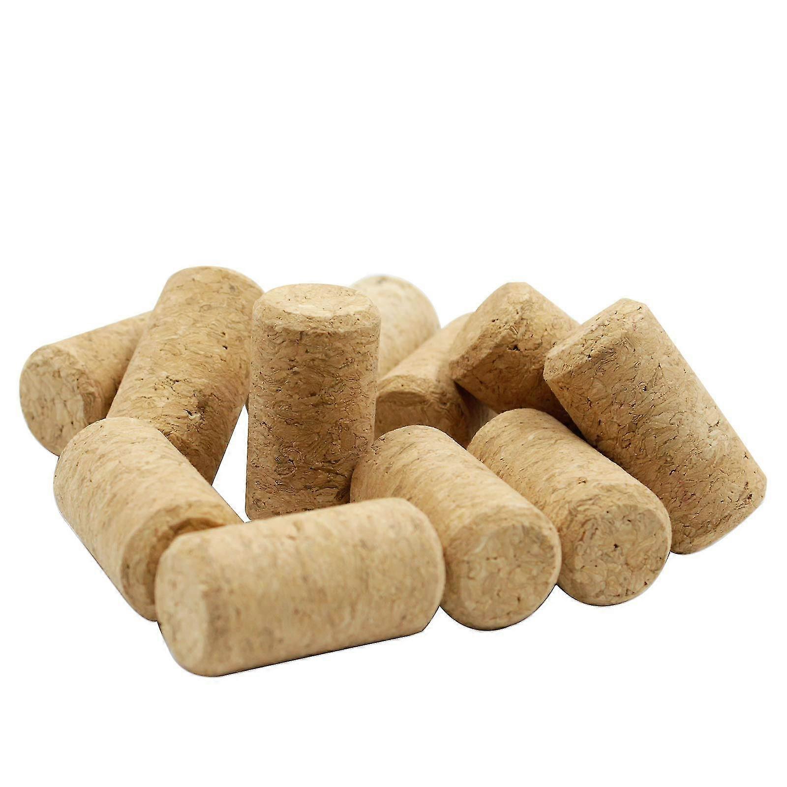 100 Pcs Straight Corks, Corks Stoppers For Bottling Of Wines, 21x40mm