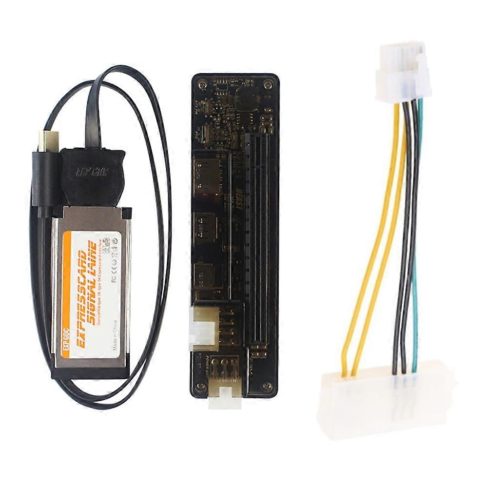 PCI E Video Card Docking Station External Laptop Dock Graphics Card Laptop Adapter with Expresscard