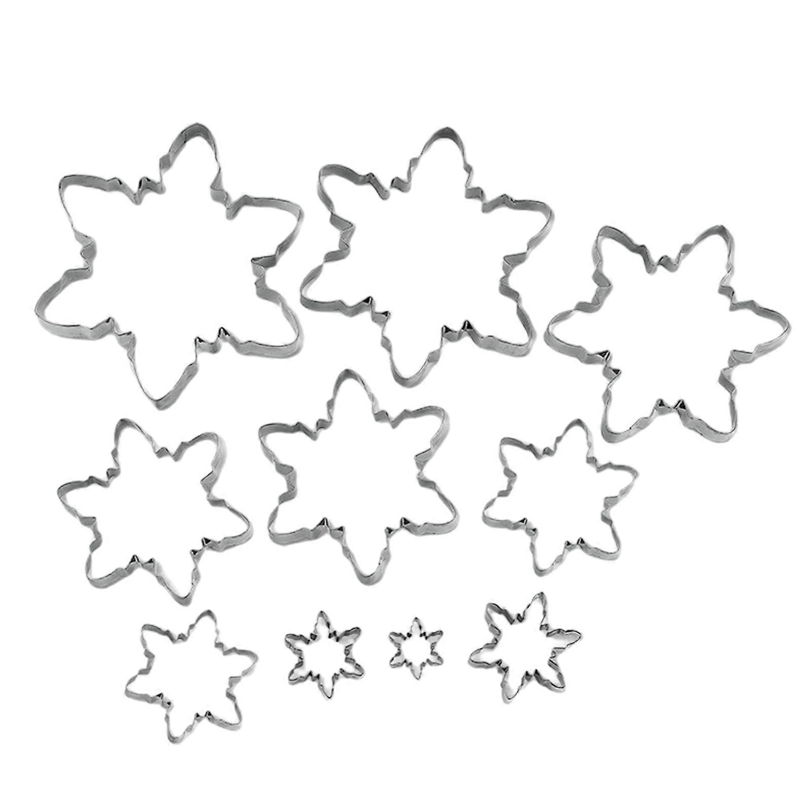 Christmas Snowflake Shape Cookies Cutter Vegetable Biscuit Mold Baking Tool