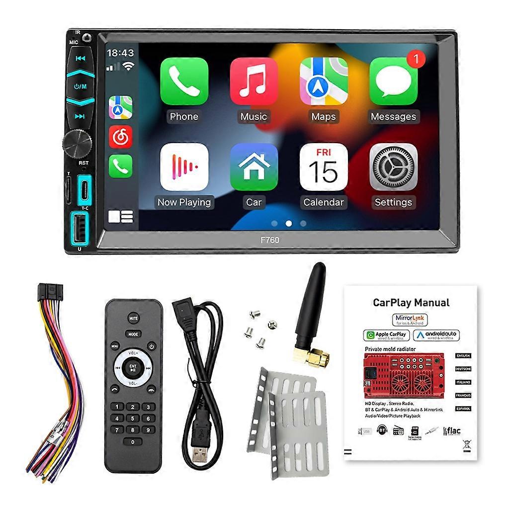 Autoradio d'epoca Stereo - Lettore MP3 compatibile con Bluetooth - FM multilingue