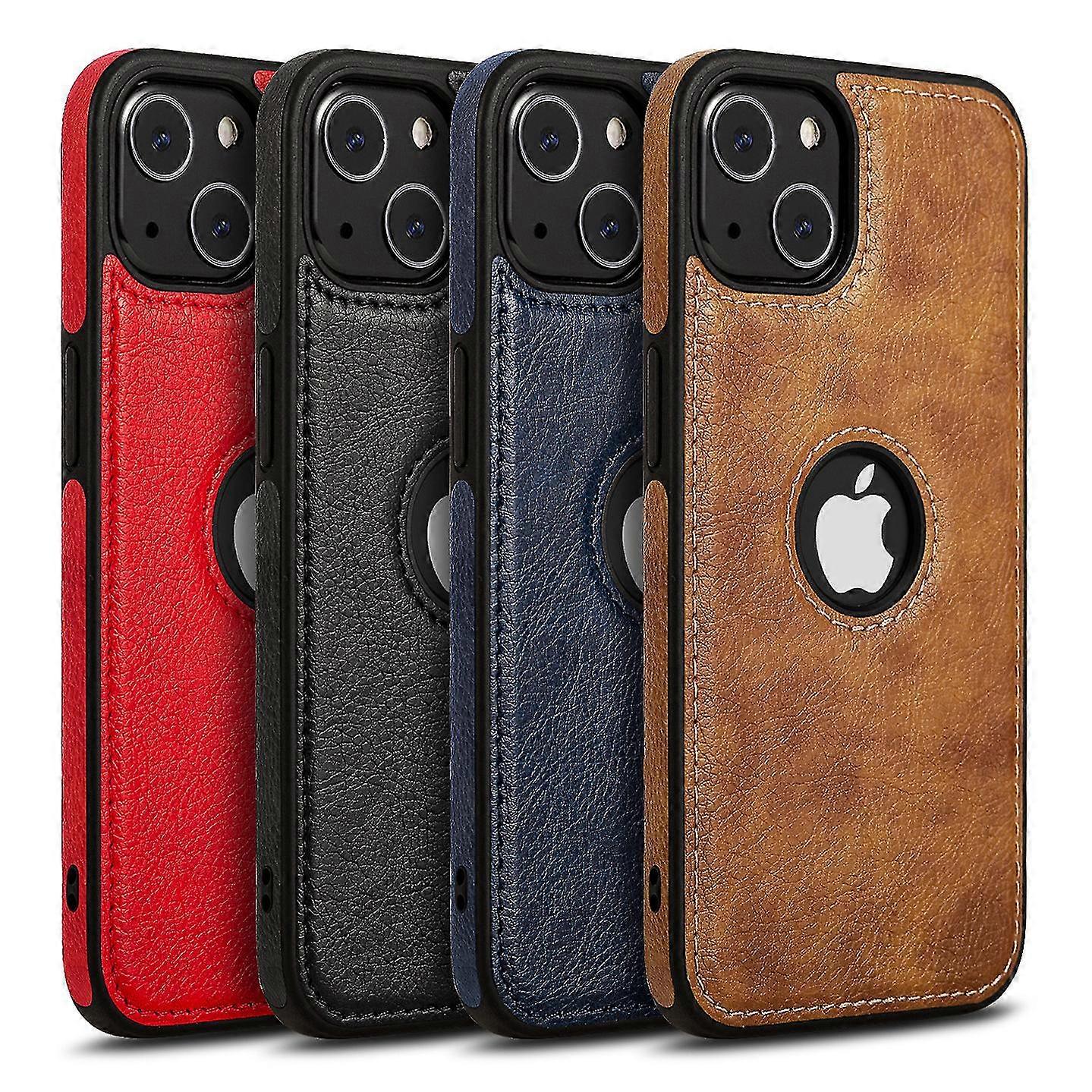 Pour Iphone 13 Pro Max Case Slim Leather Luxury Thin Shockproof Cover