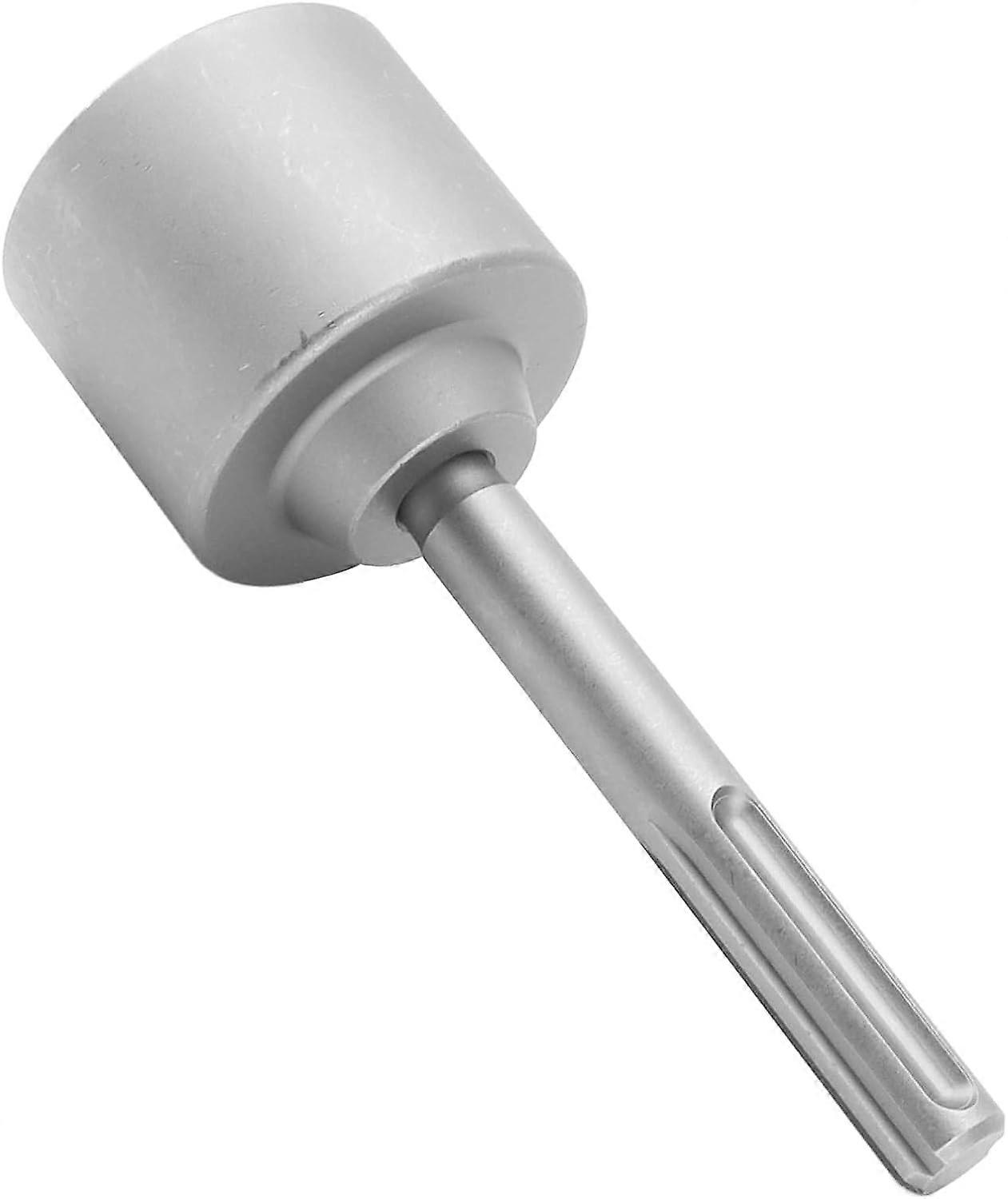T-Post Stem, Thickened Wall Impact Resistance 200mm Length Multifunctional 5 Pit Shaft Fence Post Driver Forging Steel for Post Reinforcement (45mm)
