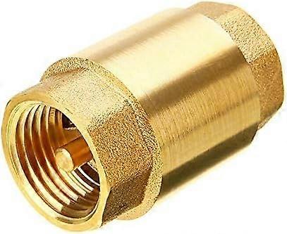 Threaded check valve to prevent backflow of water, gas, oil (1/2" DN15)