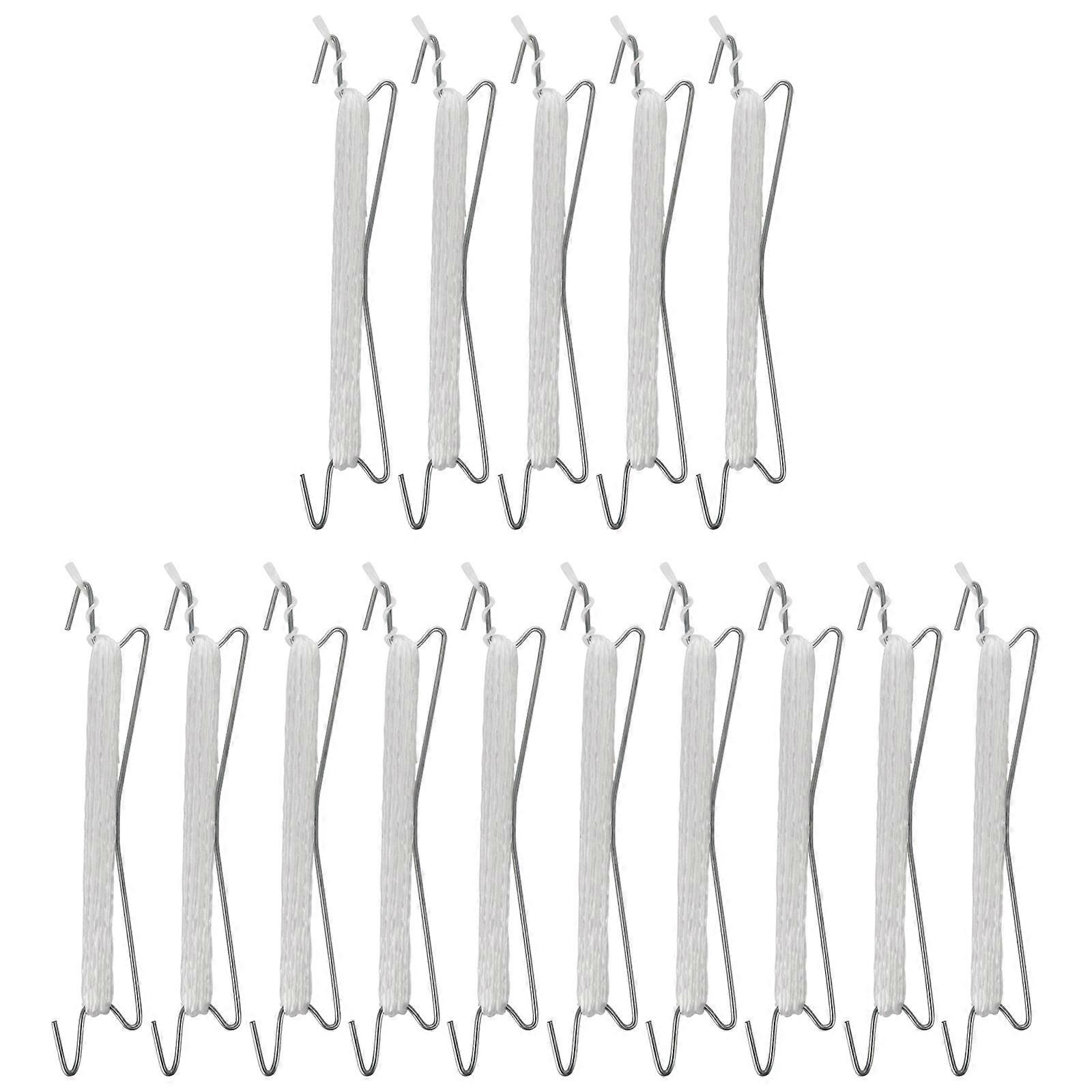15pcs Tomato Support Hooks Vegetable Fruit Climbing Hanging Clips 15M Rope Garden Hook