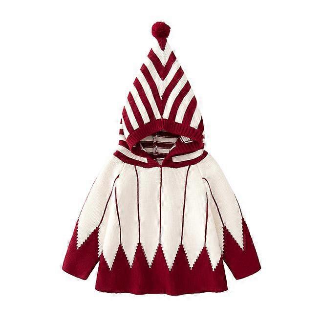 Toddler Cute Cartoon Hood Cape Cloak Winter Snowsuit Outwear