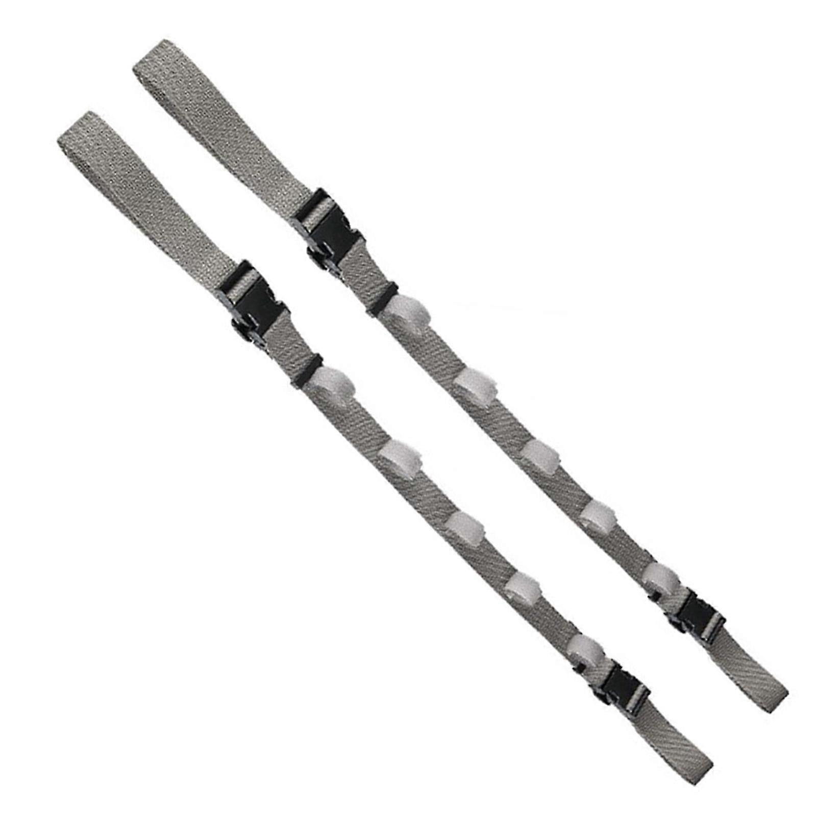 2Pcs Car Fishing Rod Rack Strong-webbing Strong Adhesion Fastener Tape Adjustable Buckle High Load-bearing Storage Carrier Rust-proof Car Adjustable F