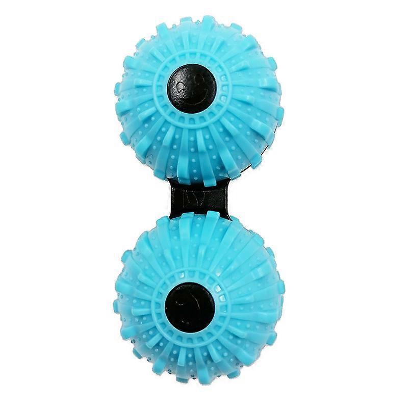 Blue acupoint physiotherapy massage ball, deep tissue muscle relaxation ball, arm and shoulder