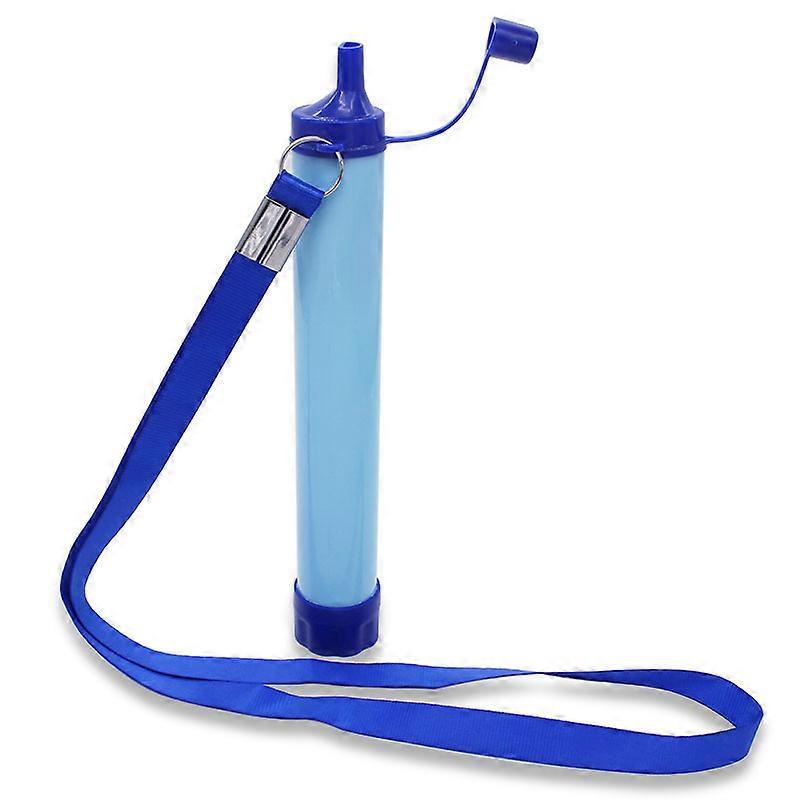 Water Filter Straw Personal Water Filtration System Portable Water Filters For Outdoor Emergency Preparedness Camping Traveling(1Pc,Blue)