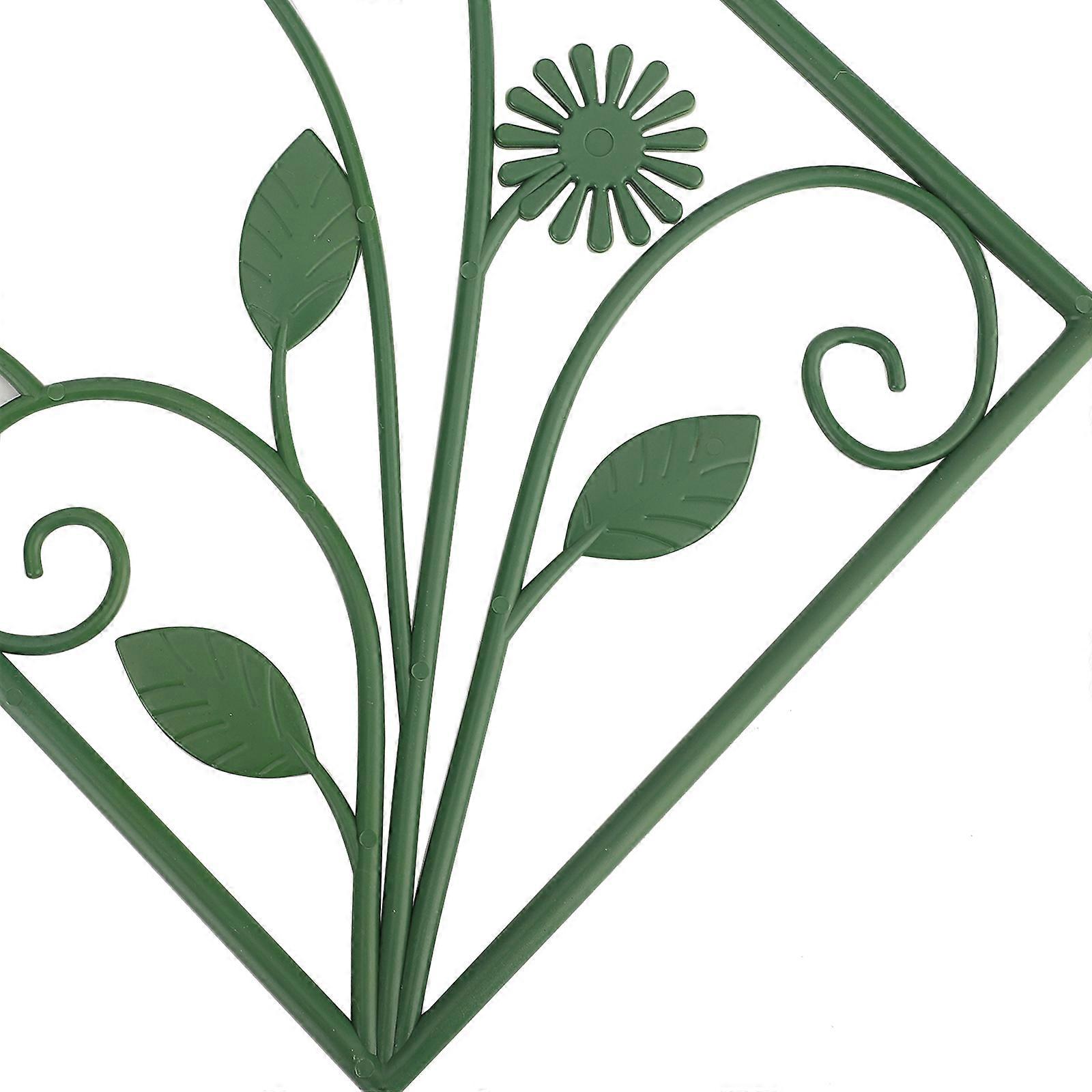 Garden Edge Decorative Border Plastic Easy Install Multipurpose Green Fencing